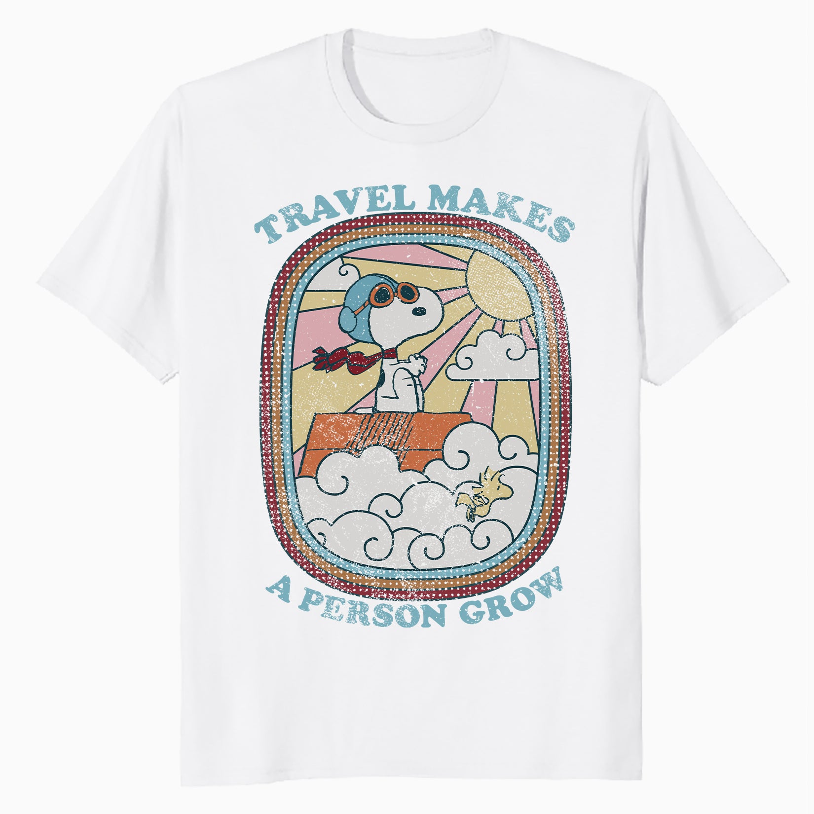 Peanuts Groovy Vibes Snoopy Summer Holiday Vintage 60s 70s