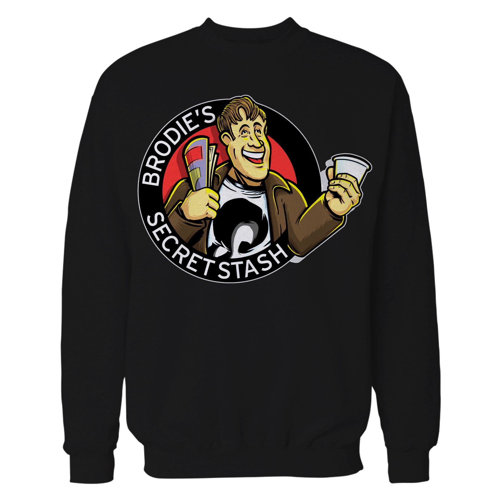 Kevin Smith Jay Silent Bob Reboot Brodie s Secret Stash Comic Book Store Logo Official Sweatshirt