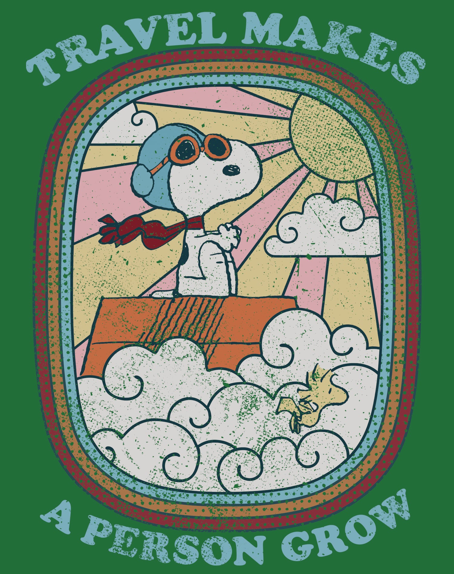 Peanuts Groovy Vibes Snoopy Summer Holiday Vintage 60s 70s