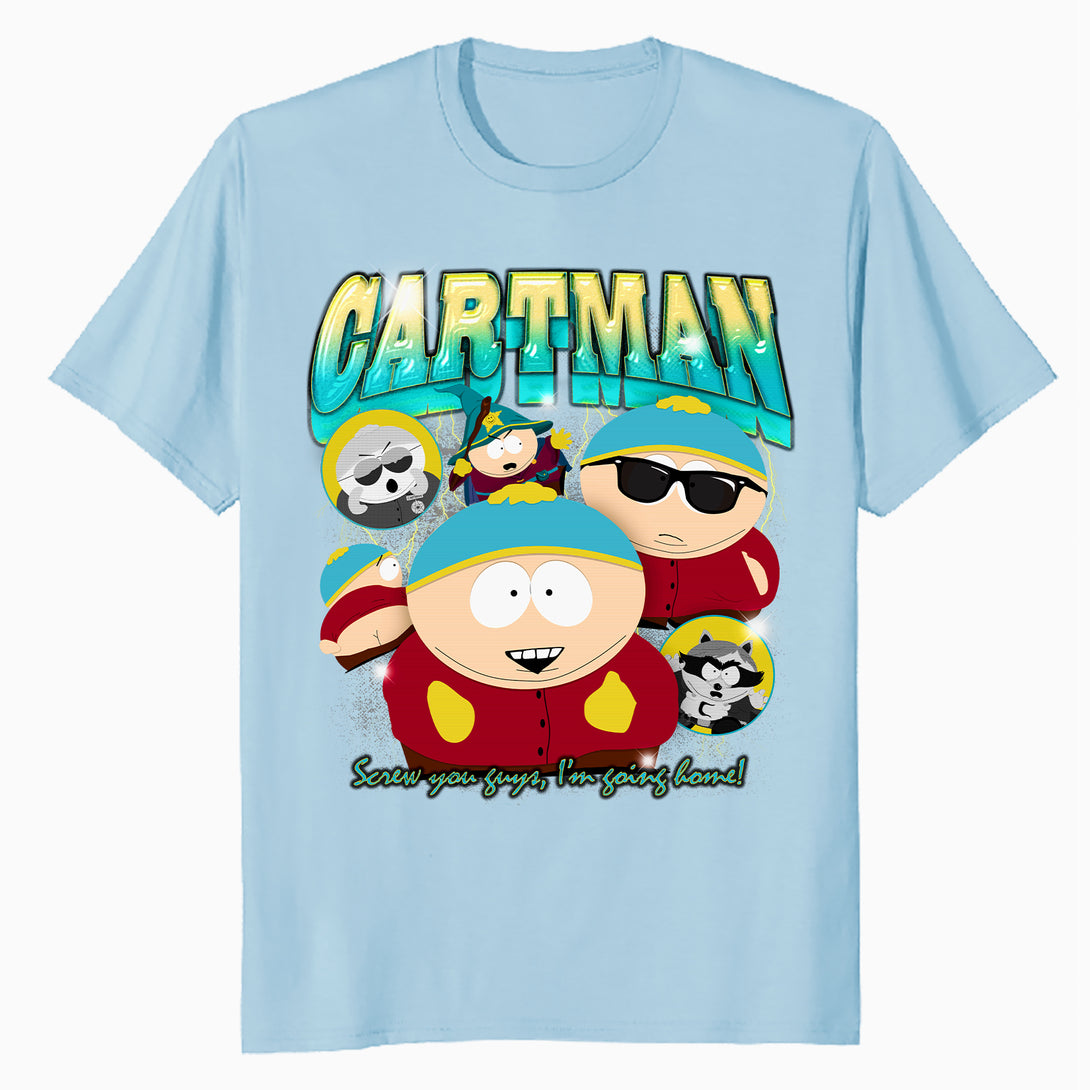 South Park Cartman Retro 90s Gangsta Rap Hip Hop Lol Parody Official Men's T-Shirt - Green - Urban Species