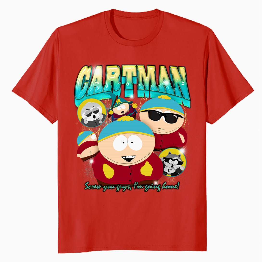 South Park Cartman Retro 90s Gangsta Rap Hip Hop Lol Parody Official Men's T-Shirt - Sports Grey - Urban Species