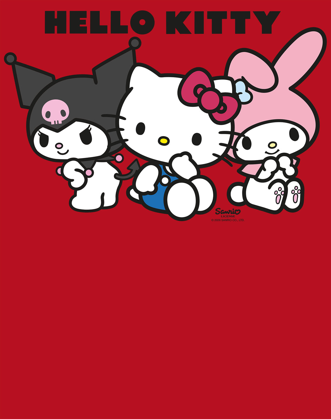 Hello Kitty Charmmy Melody Kuromi Logo Sweet Friends Classic Official ...