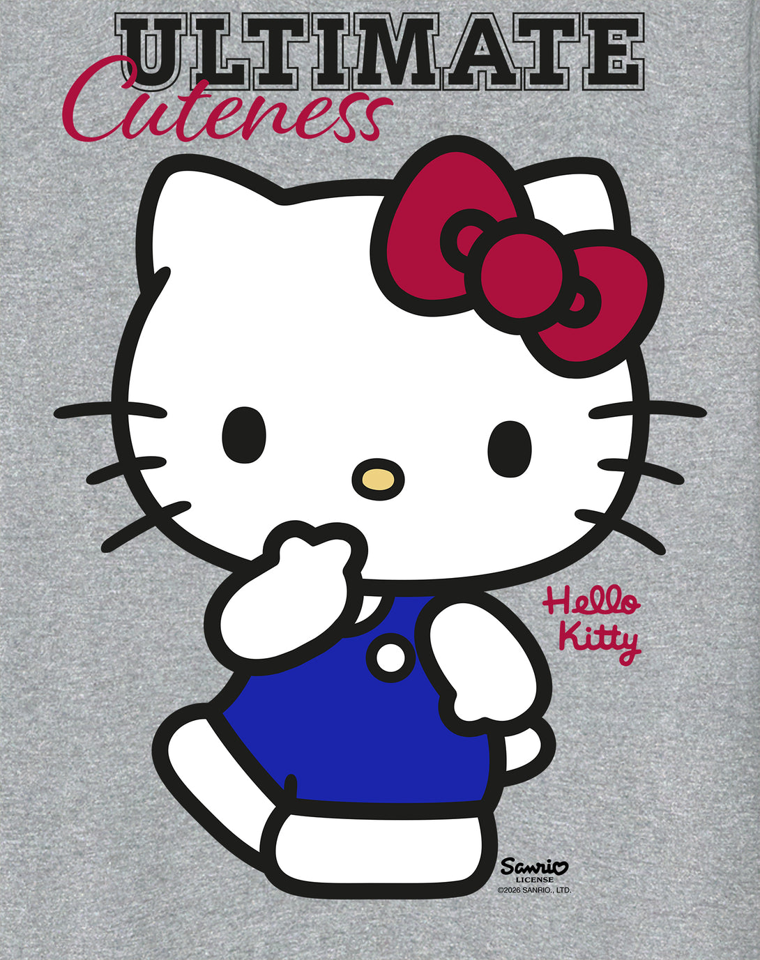 Hello Kitty College Sport Sweet Cute Character Pose Classic Official S ...