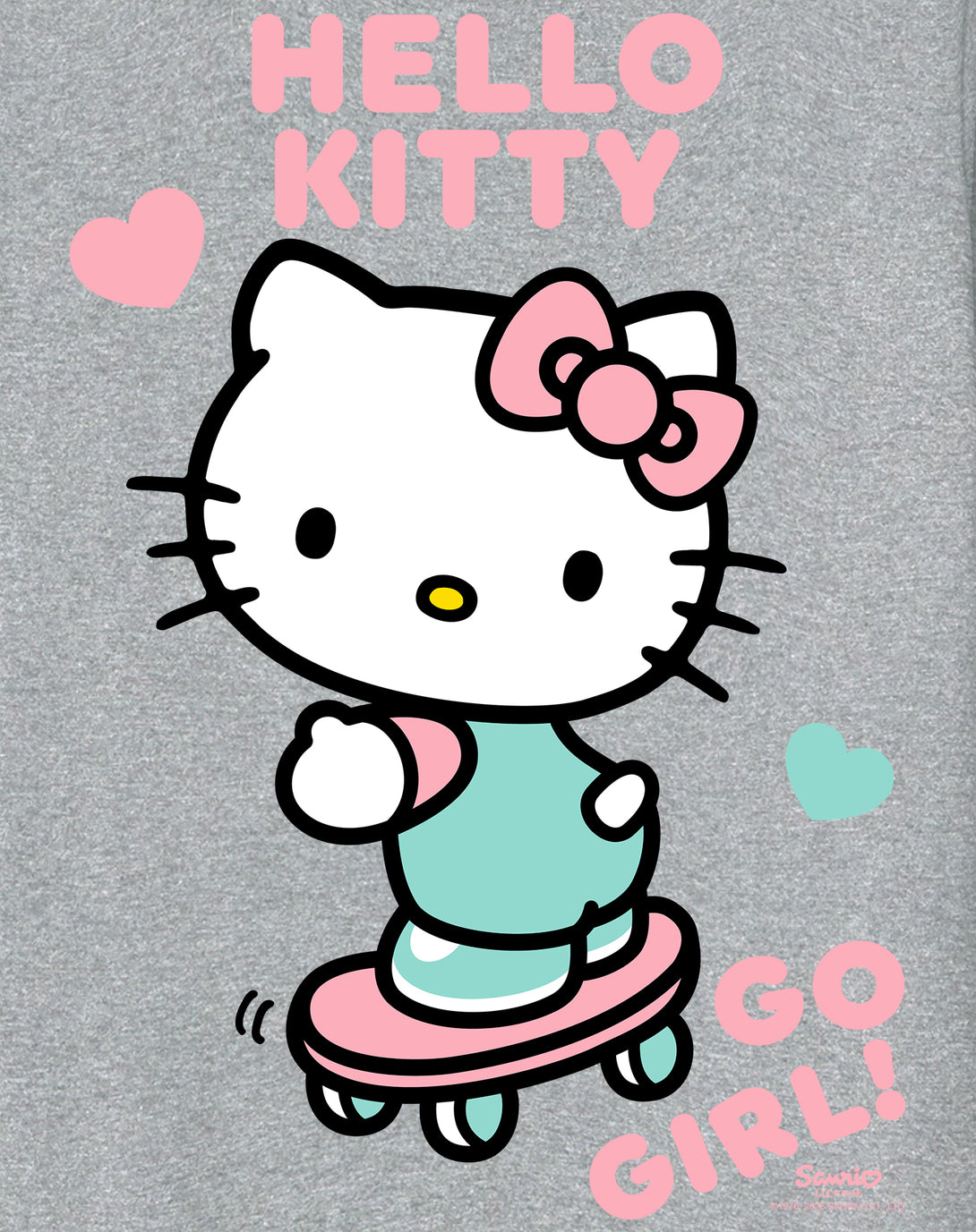 Hello Kitty Cool Cute Girl Power Skateboard Pro Fun Classic Official S ...