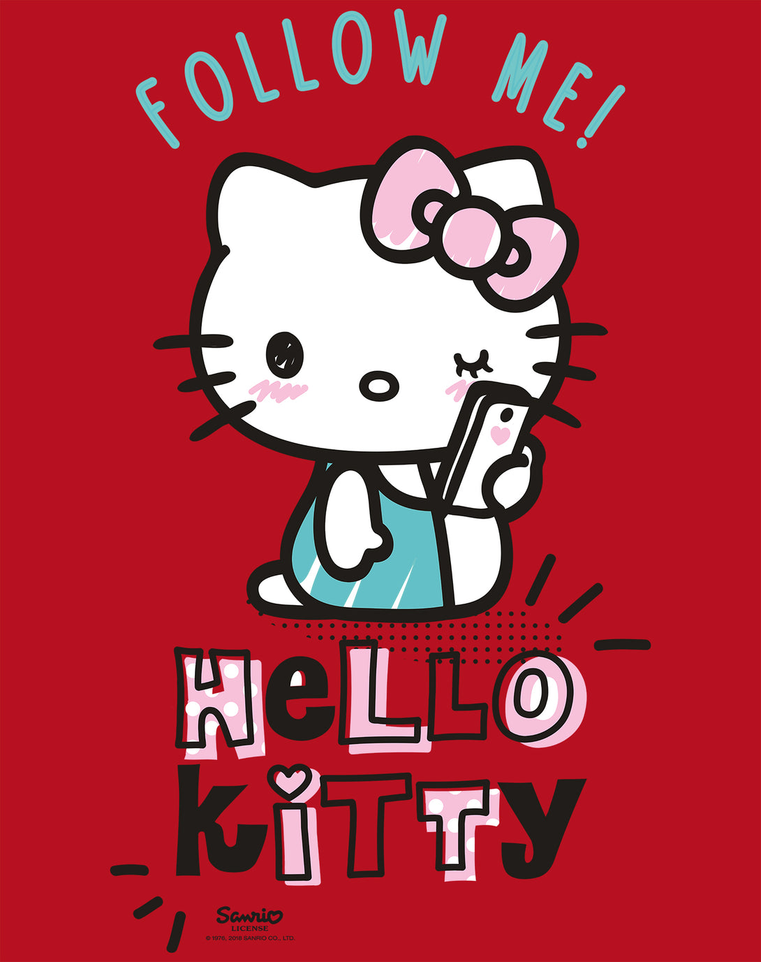 Offical Hello Hello Kitty Like Follow Social Friends Online Click Classic Official W ...
