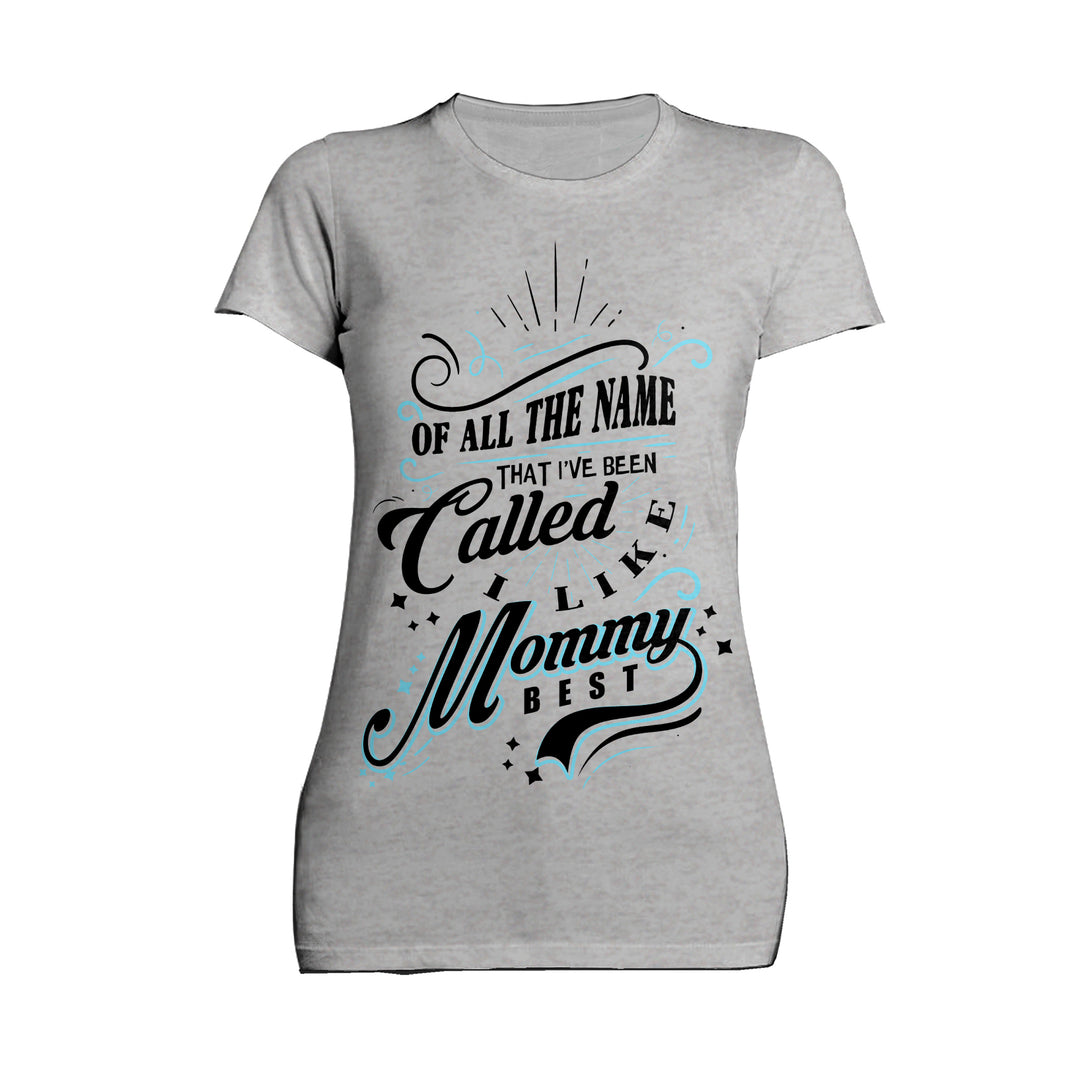 Mother's Day Vintage Mom Mum Mommy Best Name Women's T-Shirt Sports Grey - Urban Species