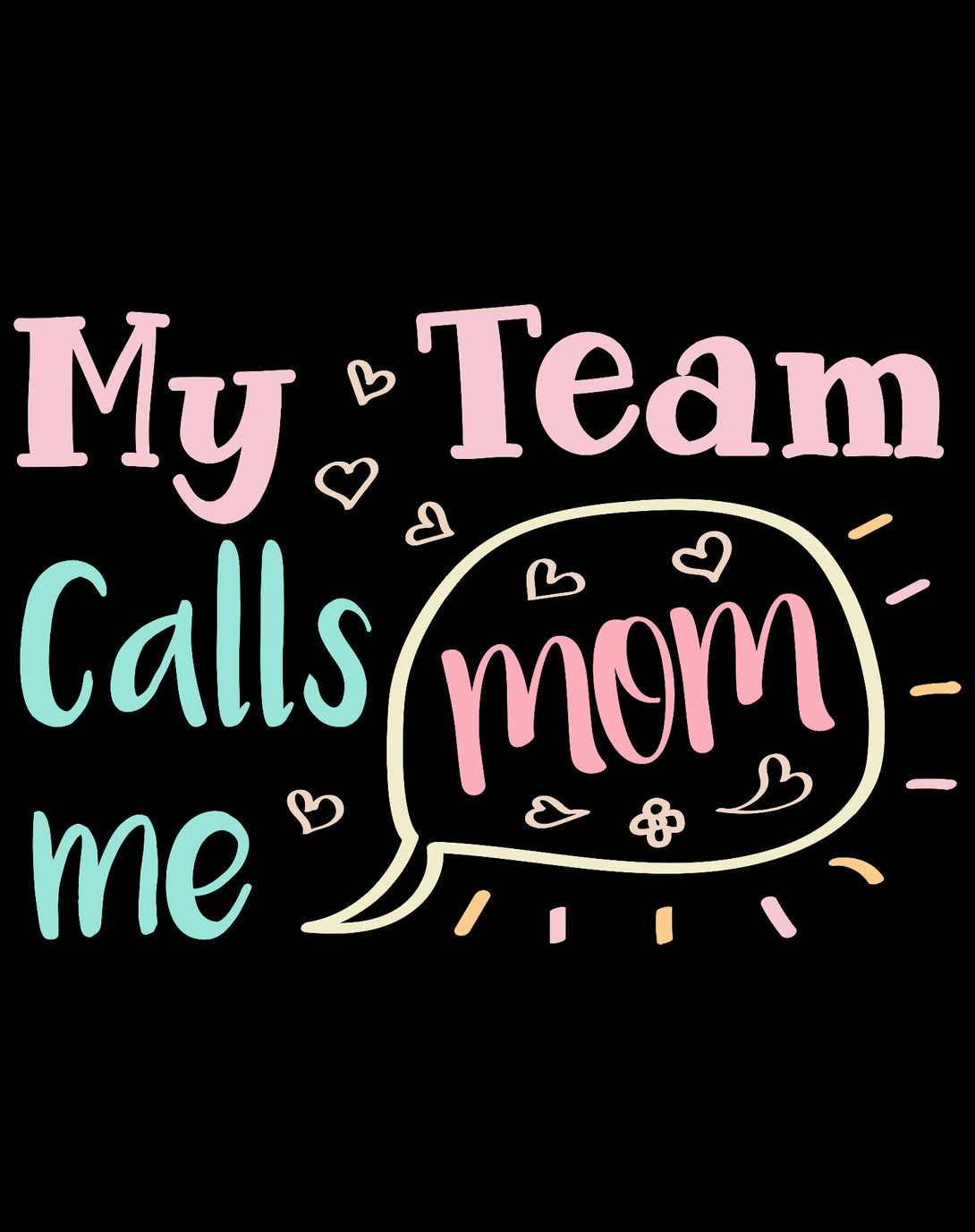 Mother's Day Call Mom Women's T-Shirt Black - Urban Species Design Close Up