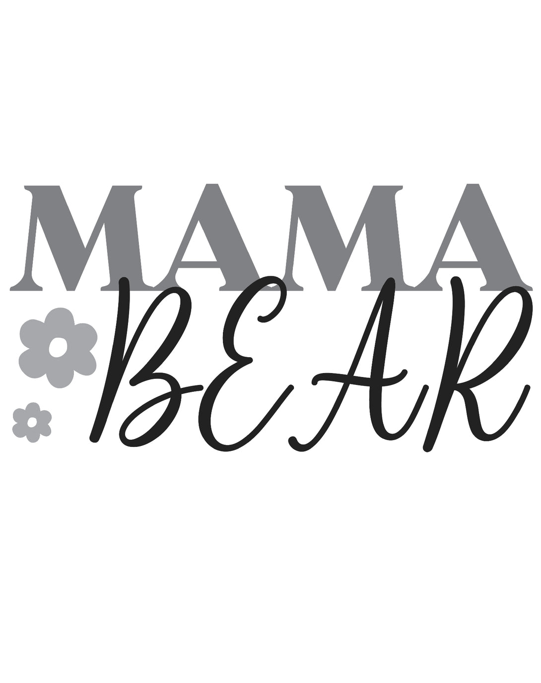 Mother's Day Mama Bear 02 Women's T-Shirt White - Urban Species Design Close Up