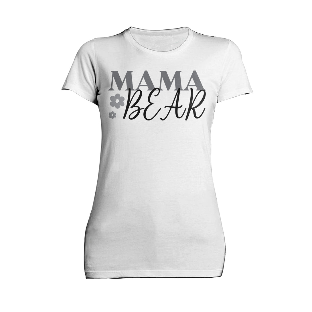 Mother's Day Mama Bear 02 Women's T-Shirt White - Urban Species