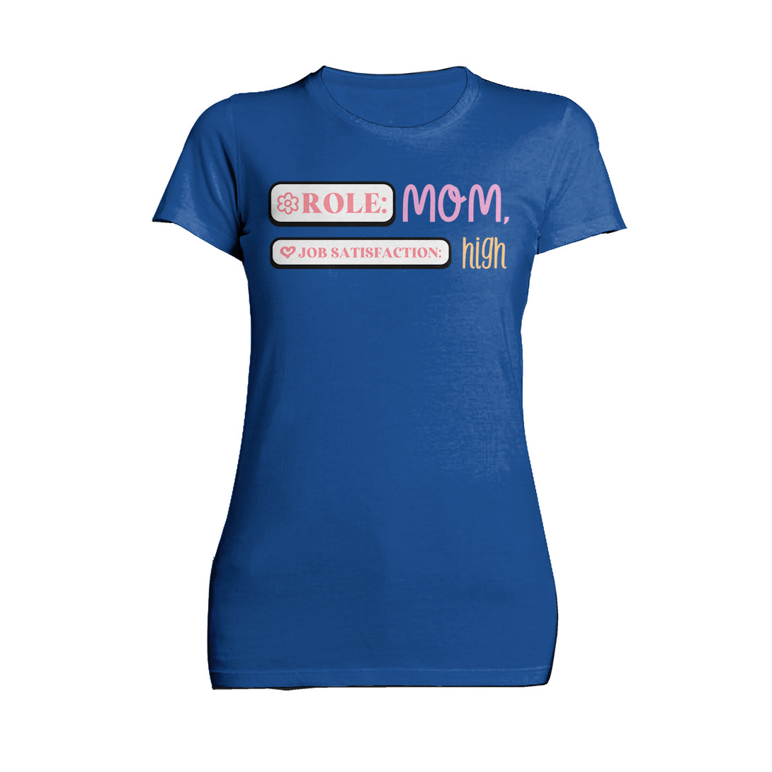 Mother's Day Role Mom Women's T-Shirt Blue - Urban Species
