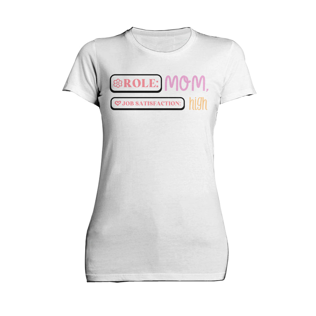 Mother's Day Role Mom Women's T-Shirt White - Urban Species