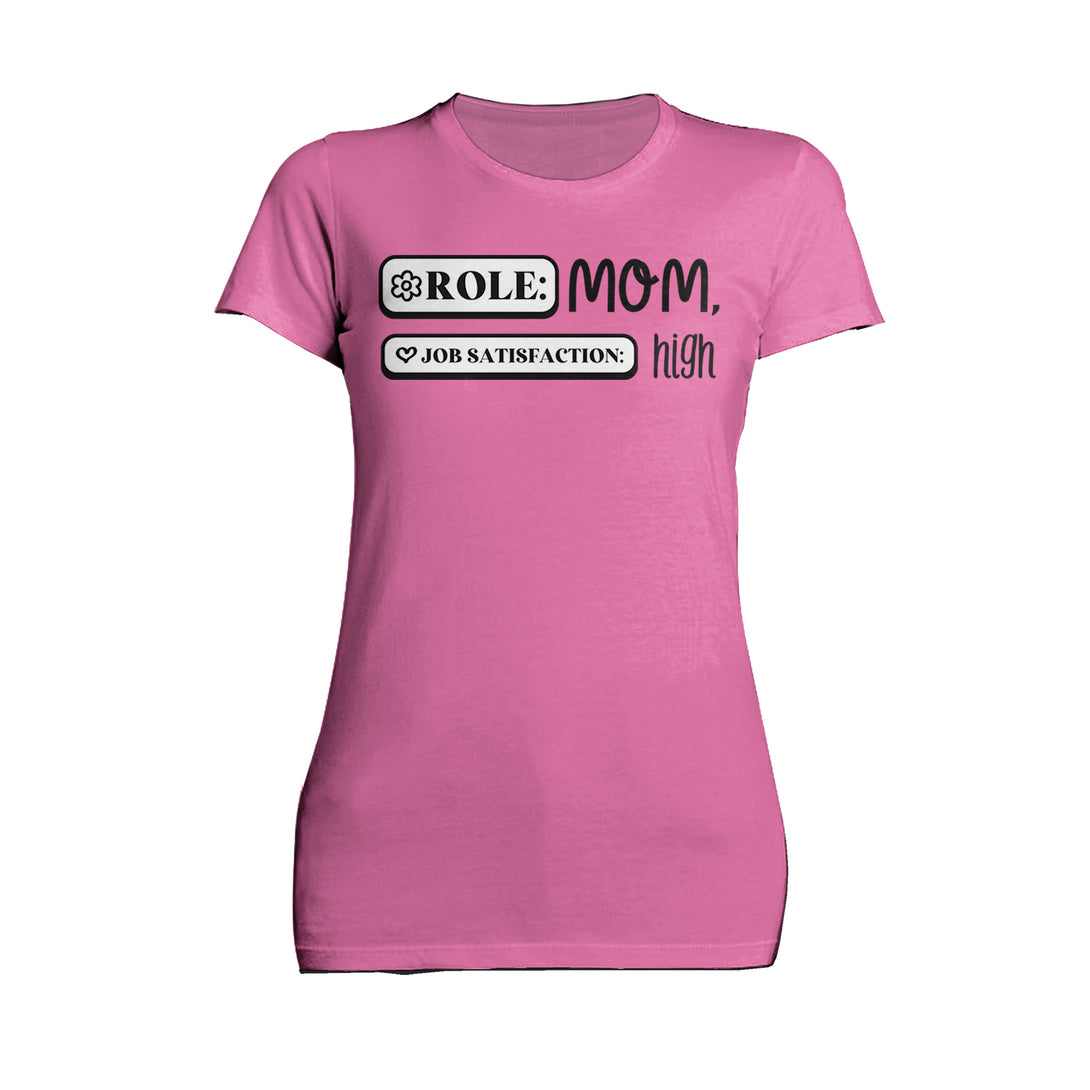 Mother's Day Role Mom 02 Women's T-Shirt Pink - Urban Species