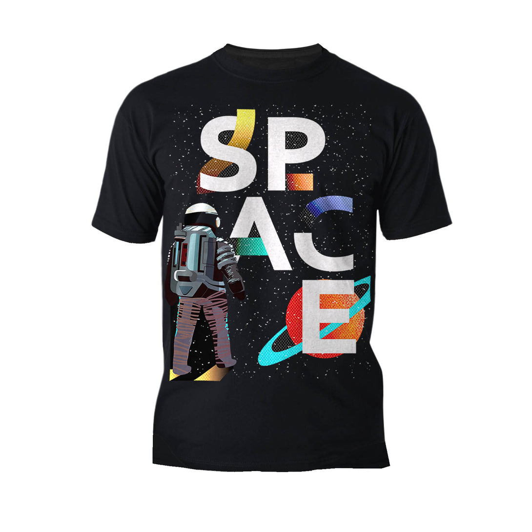 Science Space Astronaut Meme Interstellar Nerd Cosmos Geek Official Men's T-shirt Black - Urban Species