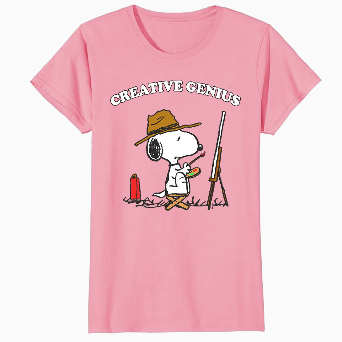 Peanuts Snoopy Creative Genius Artist Fun Classic Retro 90s Official W ...