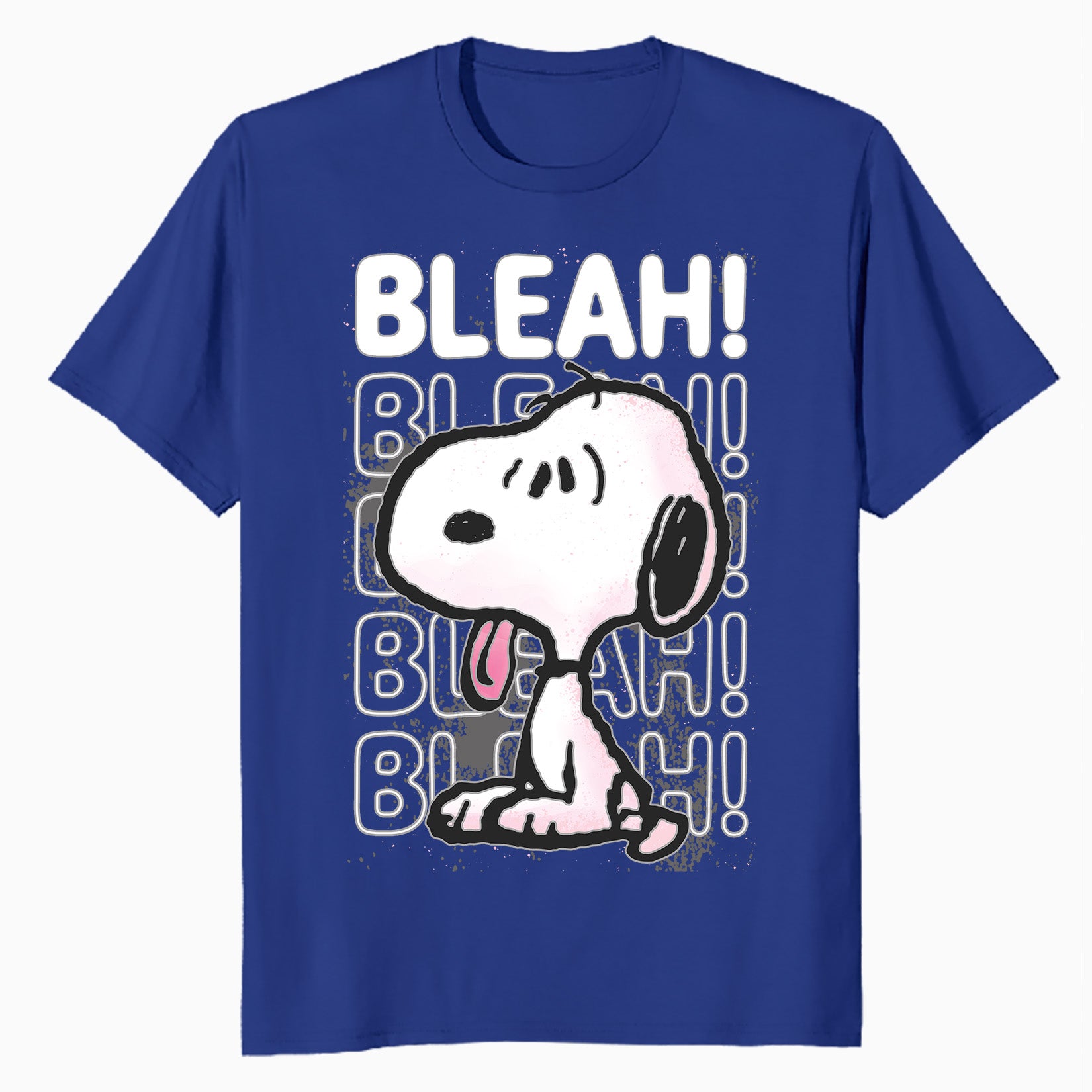 Peanuts Snoopy Graffiti Splat Bleah Lol Stencil 90s Official Men's T-S ...