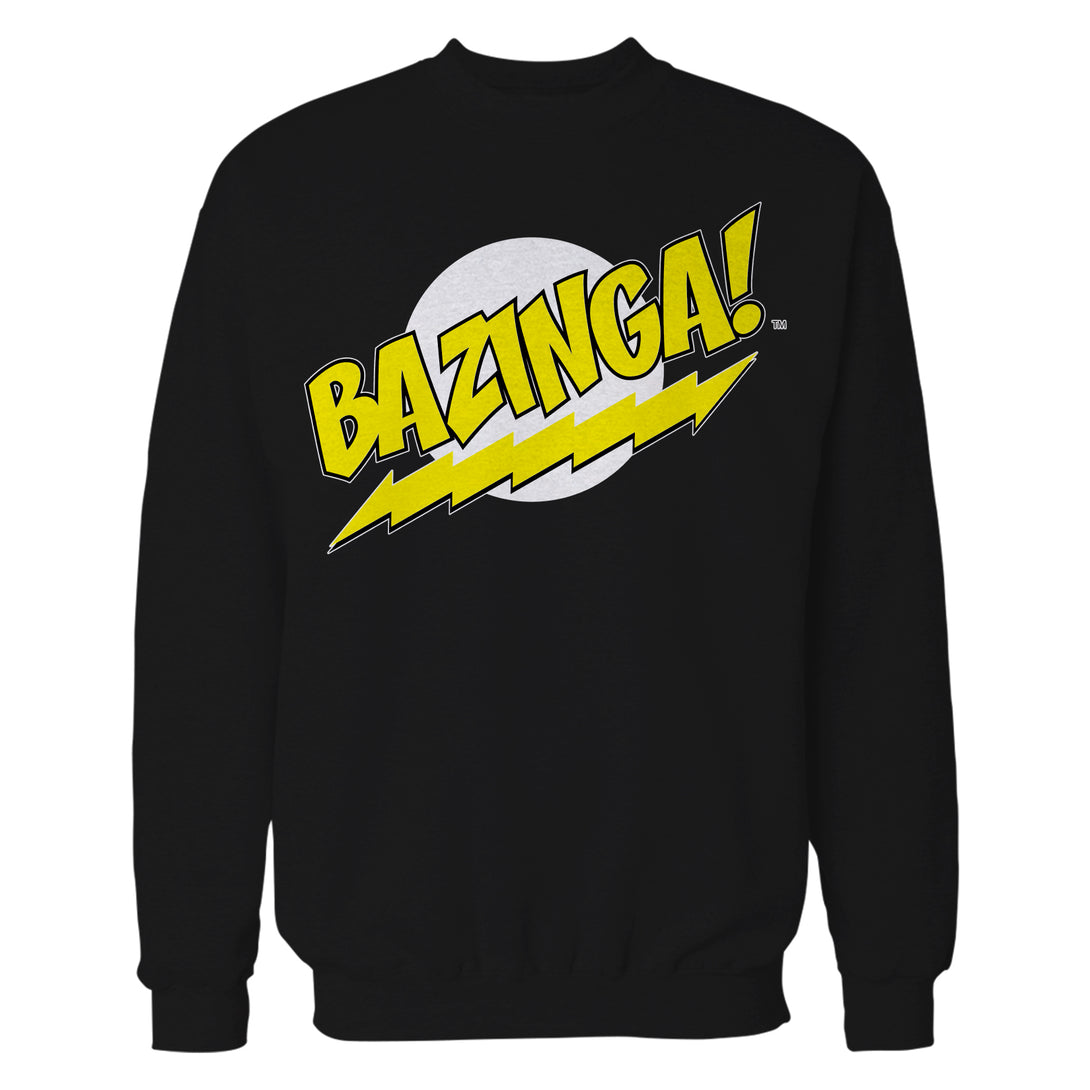 Big Bang Theory +Logo Bazinga Official Sweatshirt Black - Urban Species