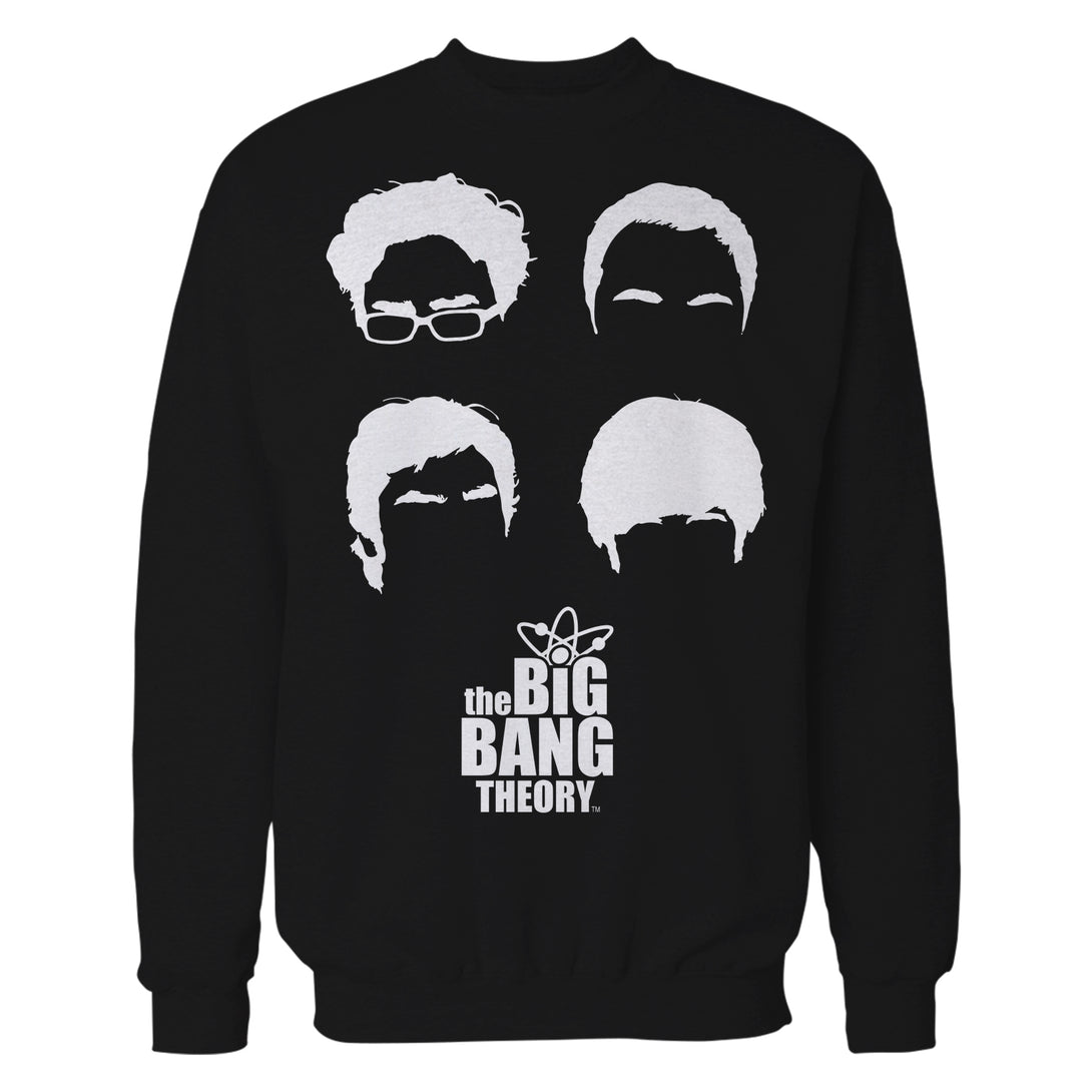 Big Bang Theory +Logo Group Hair Official Sweatshirt Black - Urban Species