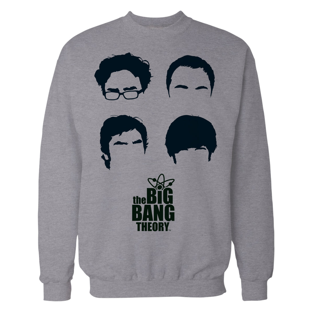 Big Bang Theory +Logo Group Hair Official Sweatshirt Sports Grey - Urban Species