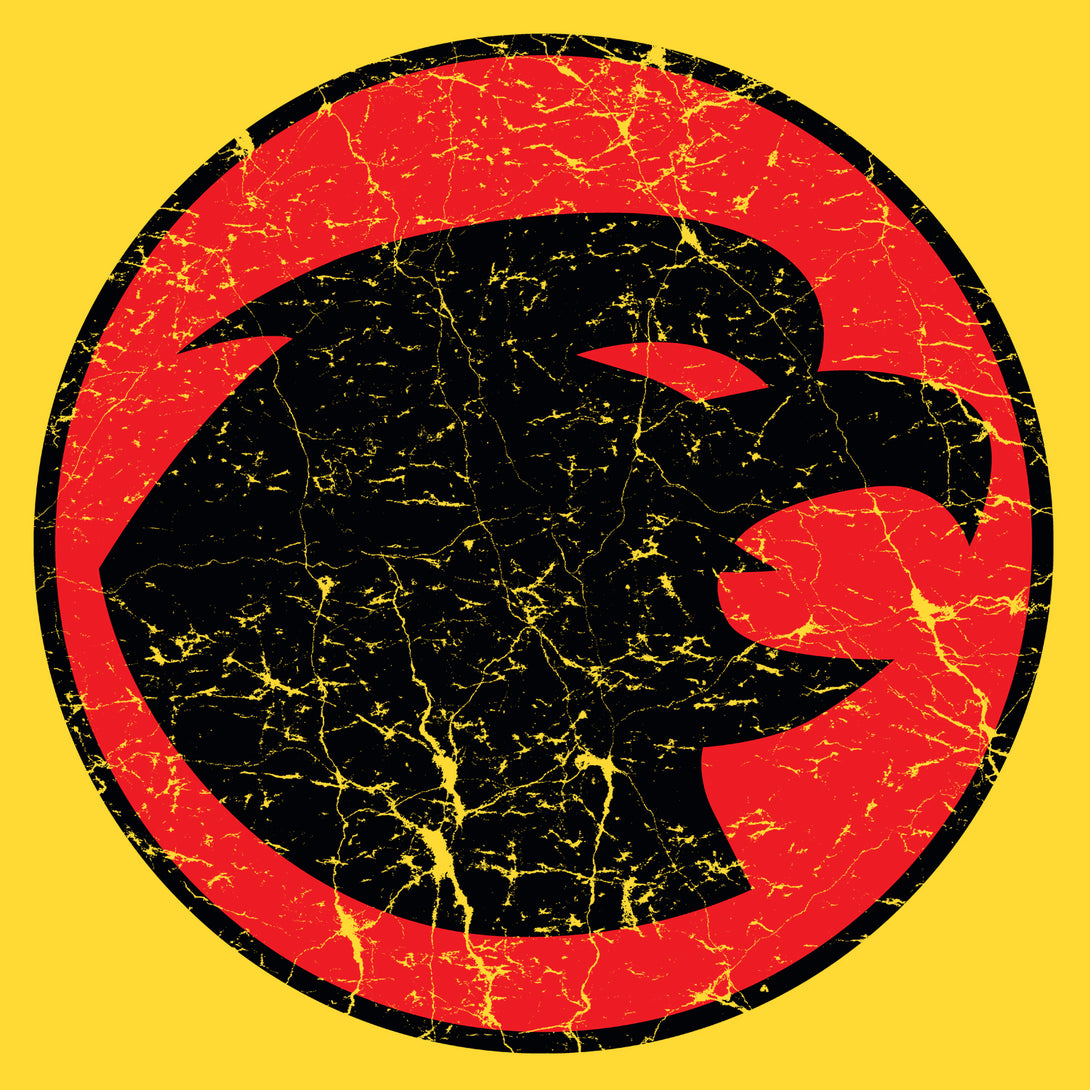 DC Comics Hawkgirl Distressed Logo Official Women's T-shirt Yellow - Urban Species Design Close Up