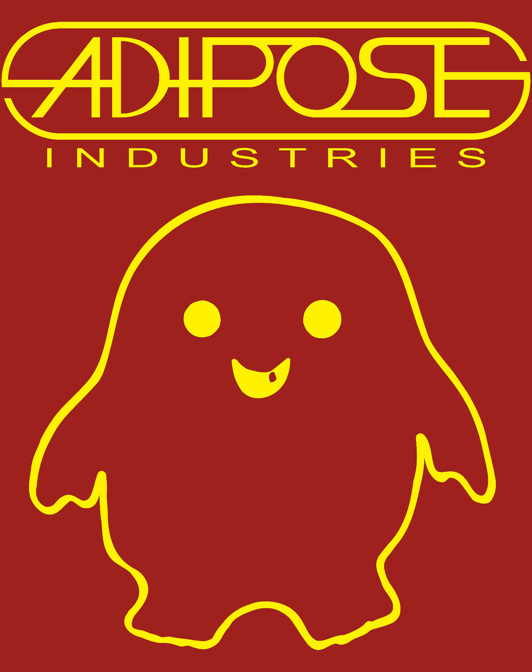 Doctor Who Spacetime-Tour Adipose Official Men's T-shirt Red - Urban Species Design Close Up