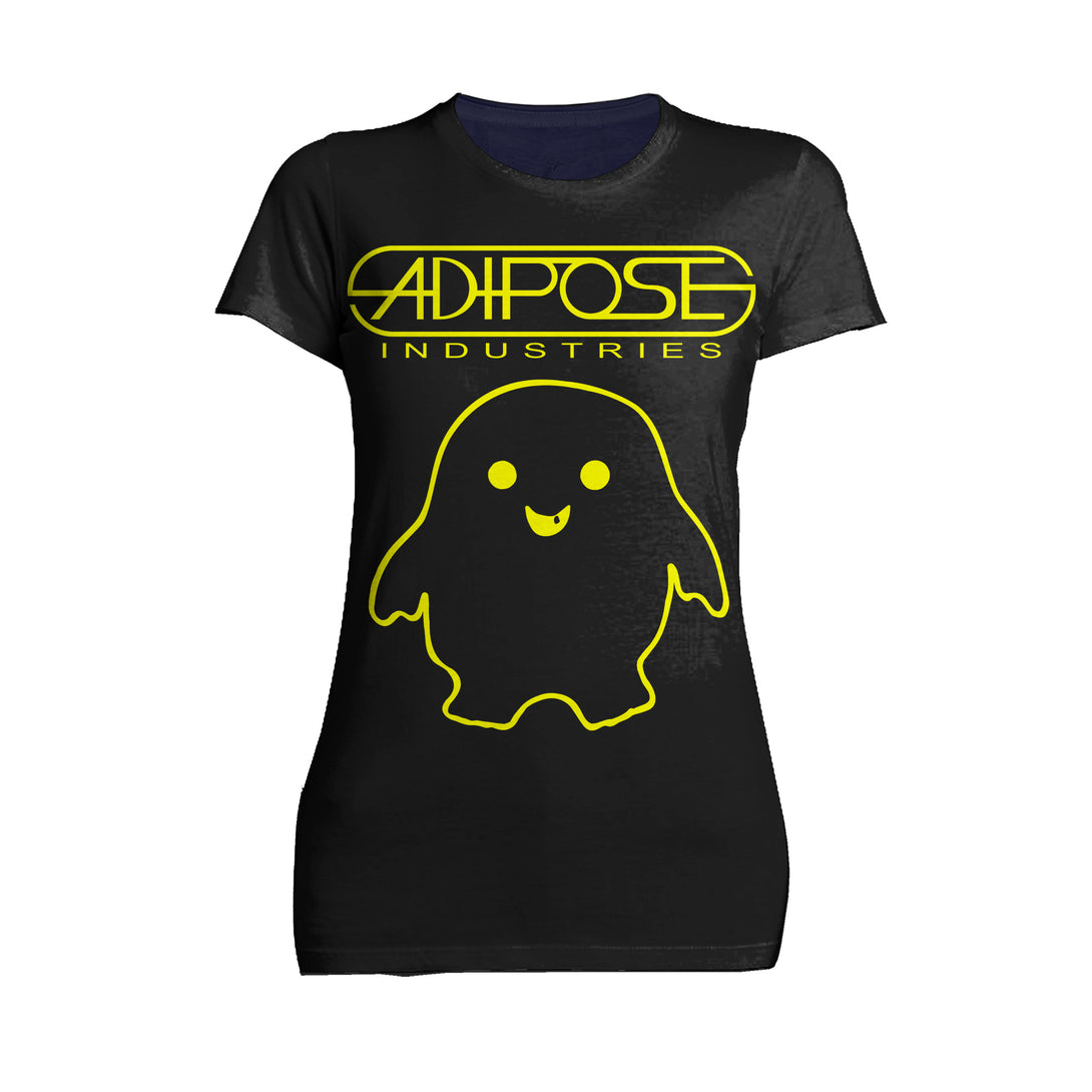 Doctor Who Spacetime-Tour Adipose Official Women's T-shirt Black - Urban Species