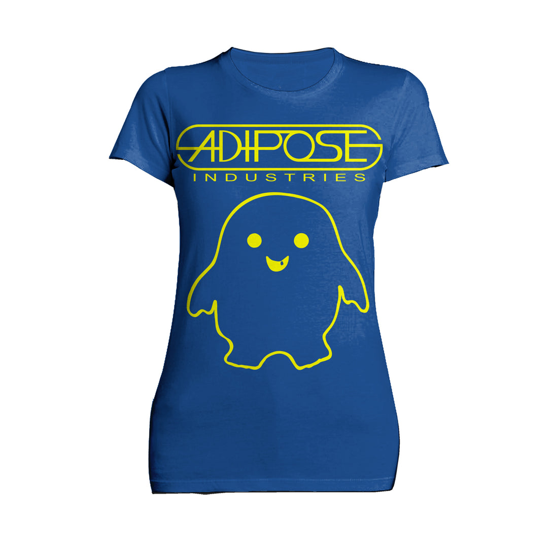 Doctor Who Spacetime-Tour Adipose Official Women's T-shirt Blue - Urban Species