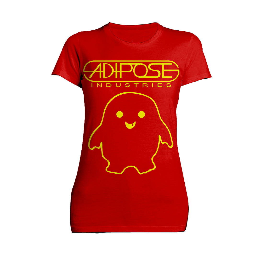 Doctor Who Spacetime-Tour Adipose Official Women's T-shirt Red - Urban Species