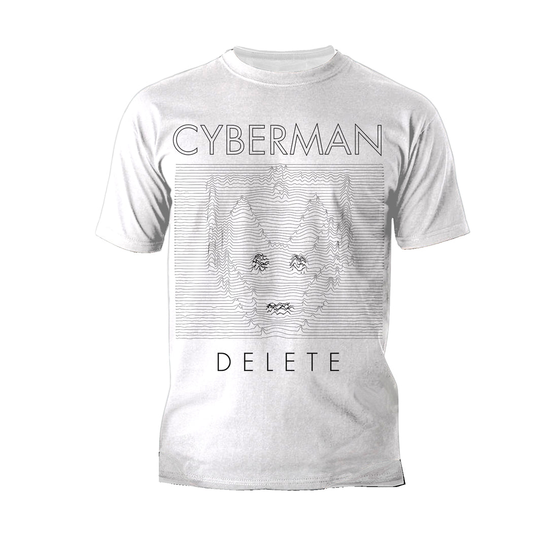 Doctor Who Spacetime-Tour Cybermen Official Men's T-shirt White - Urban Species