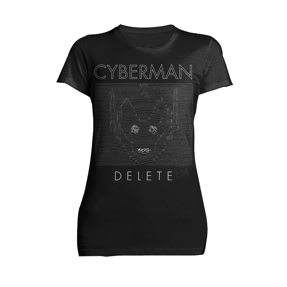 Doctor Who Spacetime-Tour Cybermen Official Women's T-shirt Black - Urban Species