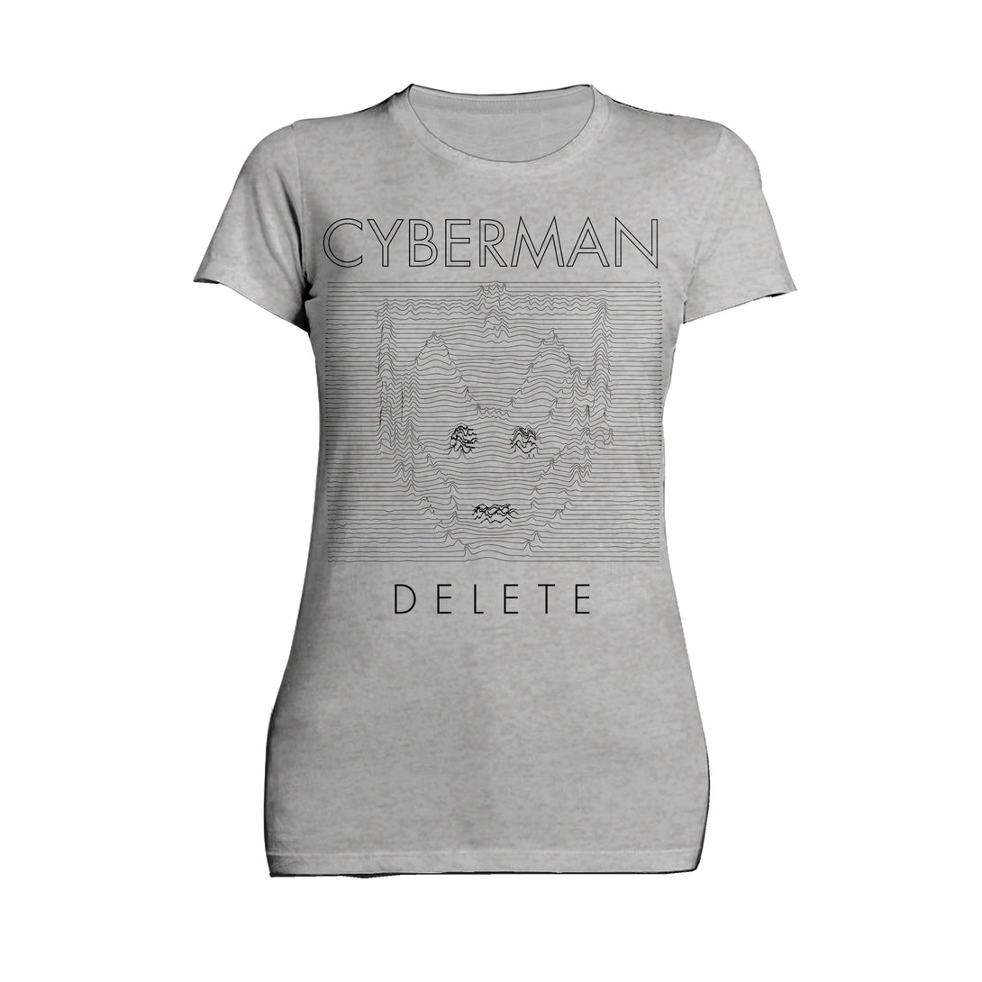 Doctor Who Spacetime-Tour Cybermen Official Women's T-shirt Sports Grey - Urban Species