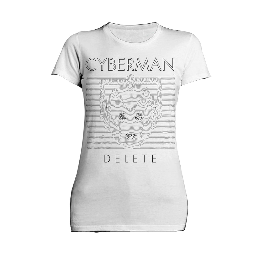 Doctor Who Spacetime-Tour Cybermen Official Women's T-shirt White - Urban Species