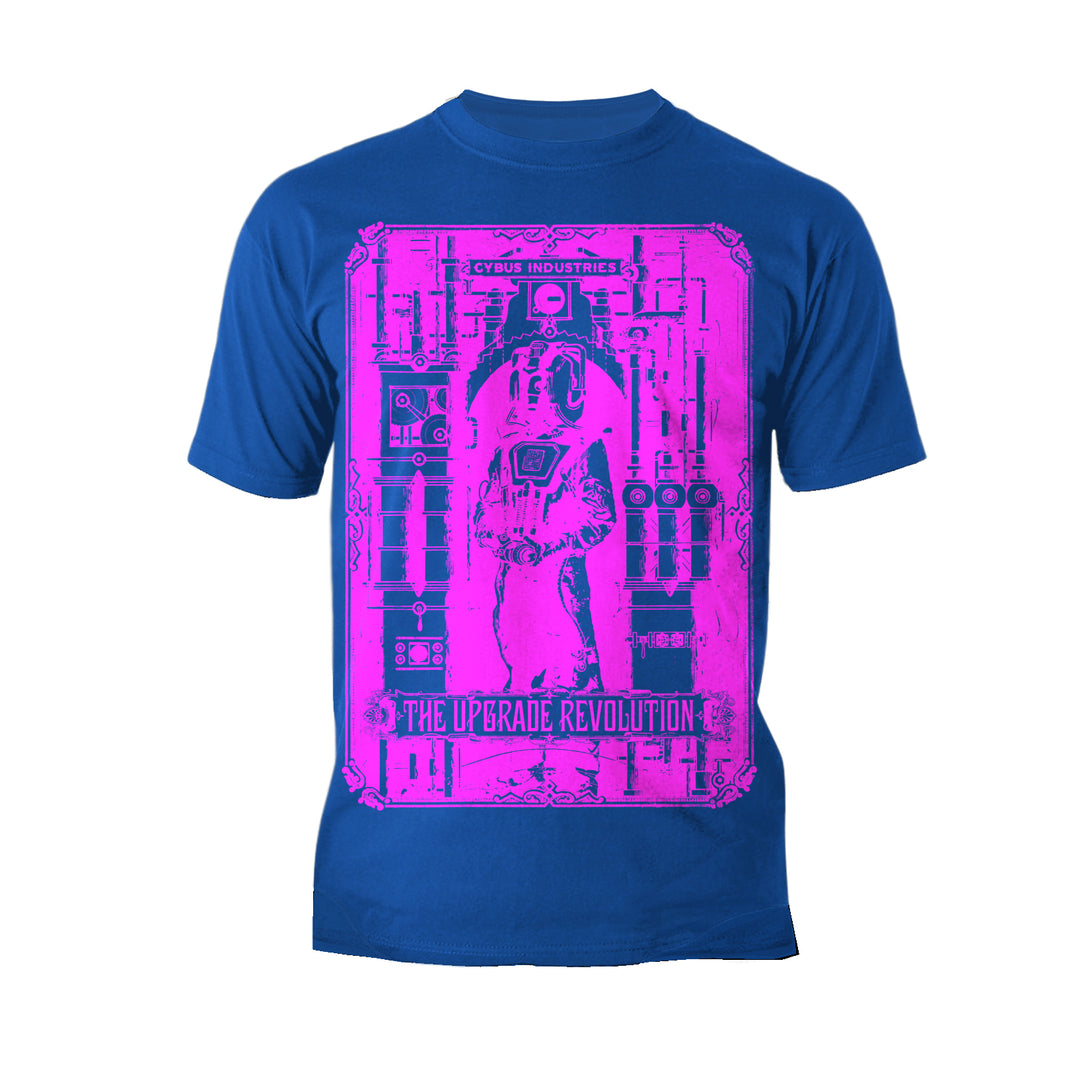 Doctor Who Steampunk Cybermen Official Men's T-shirt Blue - Urban Species