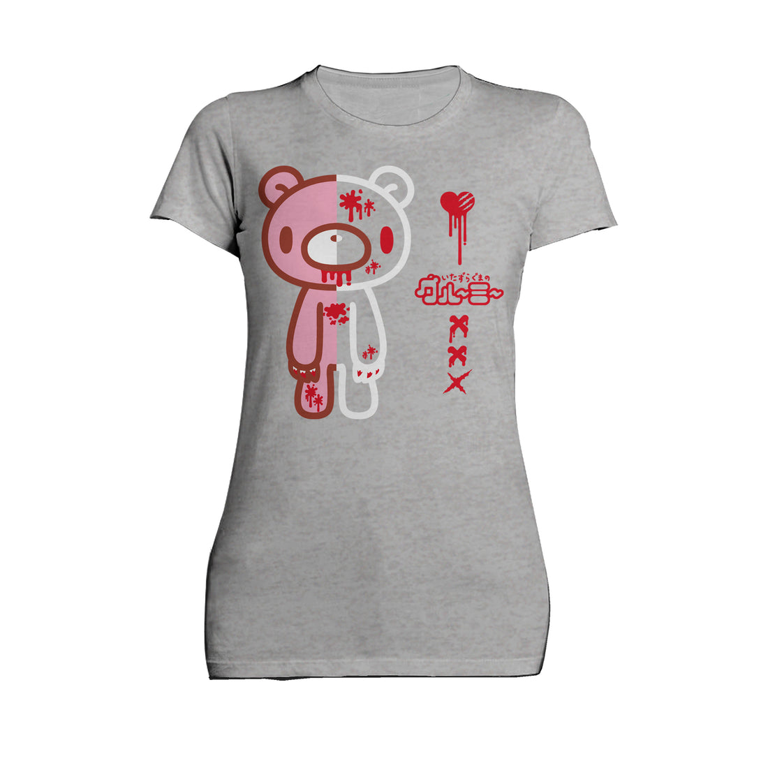 Gloomy Bear Half Dead Official Women's T-shirt Sports Grey - Urban Species