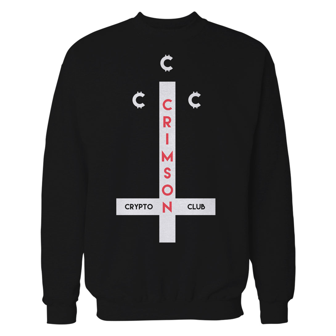 Kevin Smith Clerks 3 Blockchain Coltrane Crimson Crypto Club Logo Official Sweatshirt Black - Urban Species