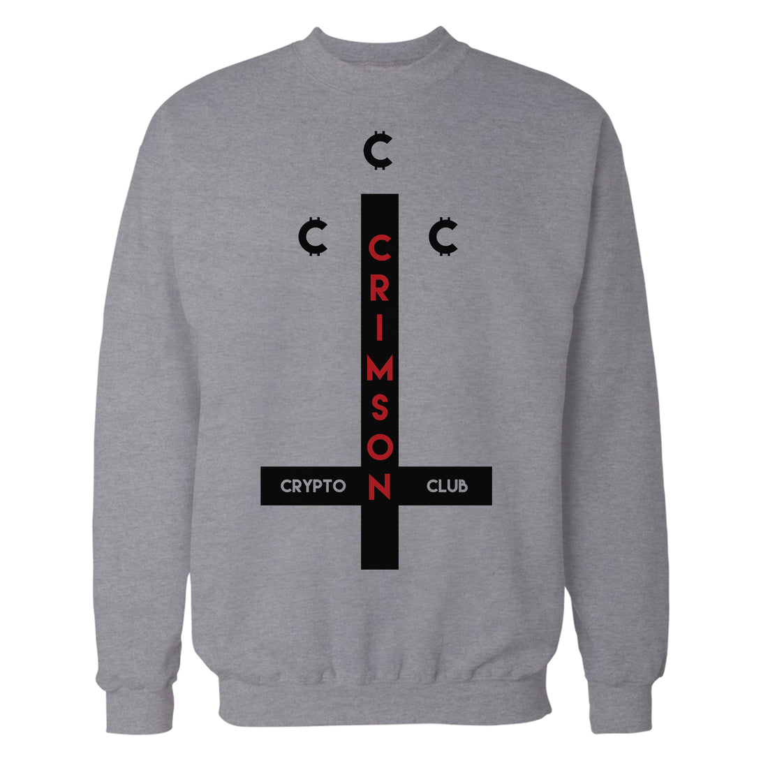 Kevin Smith Clerks 3 Blockchain Coltrane Crimson Crypto Club Logo Official Sweatshirt Sports Grey - Urban Species