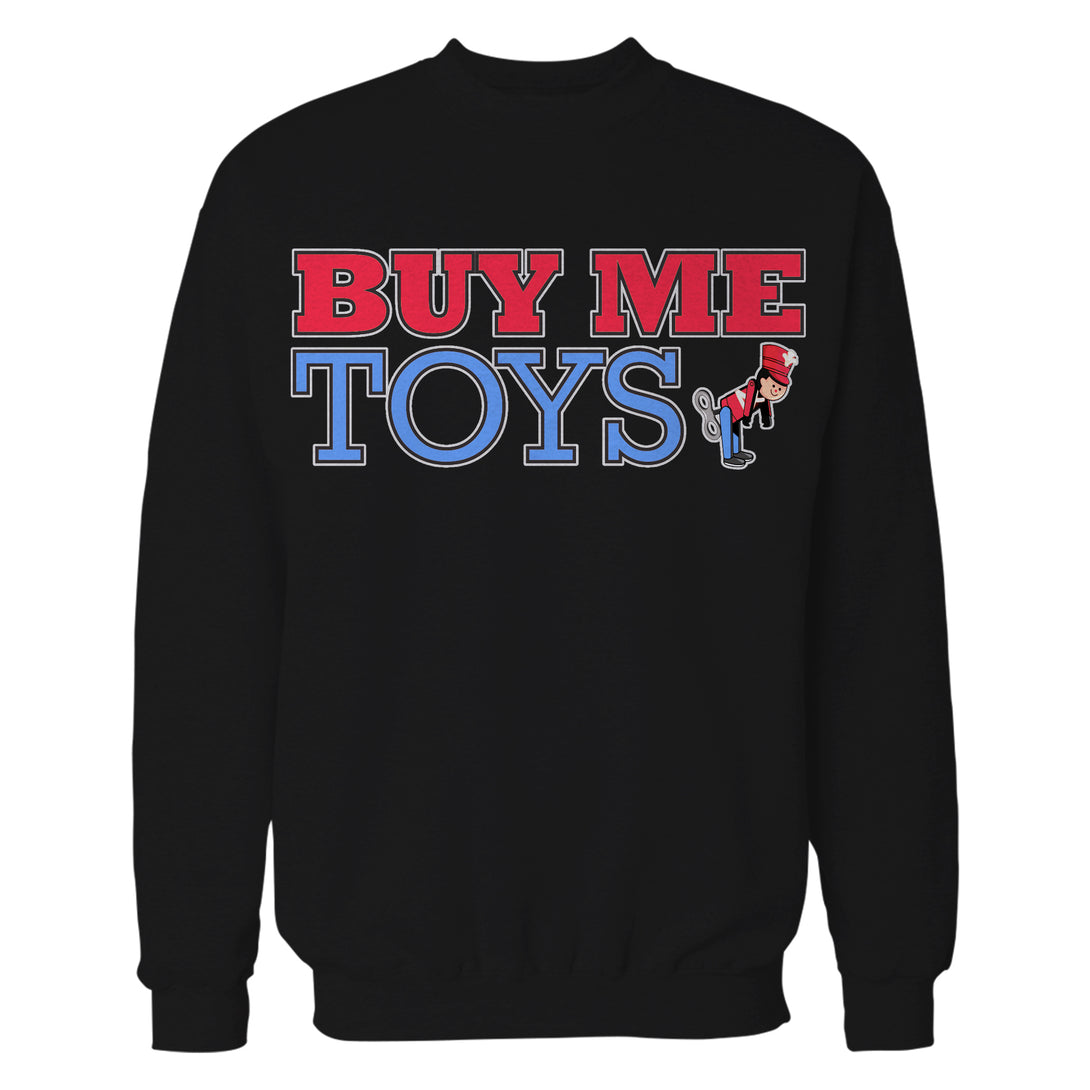 Kevin Smith Clerks 3 Buy Me Toys Logo Official Sweatshirt Black - Urban Species