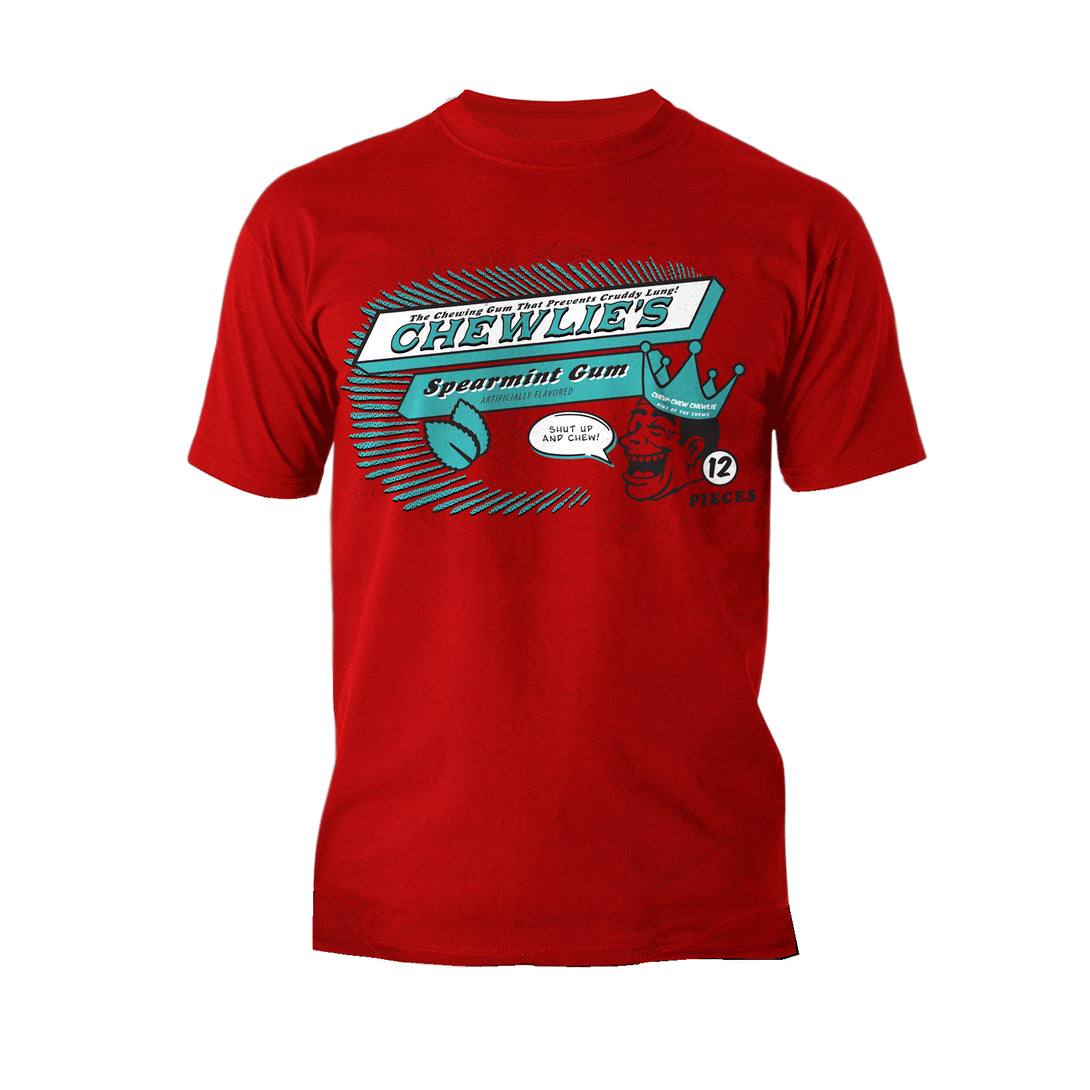 Kevin Smith Clerks 3 Chewlie's Spearmint Gum Vintage Logo Official Men's T-Shirt Red - Urban Species