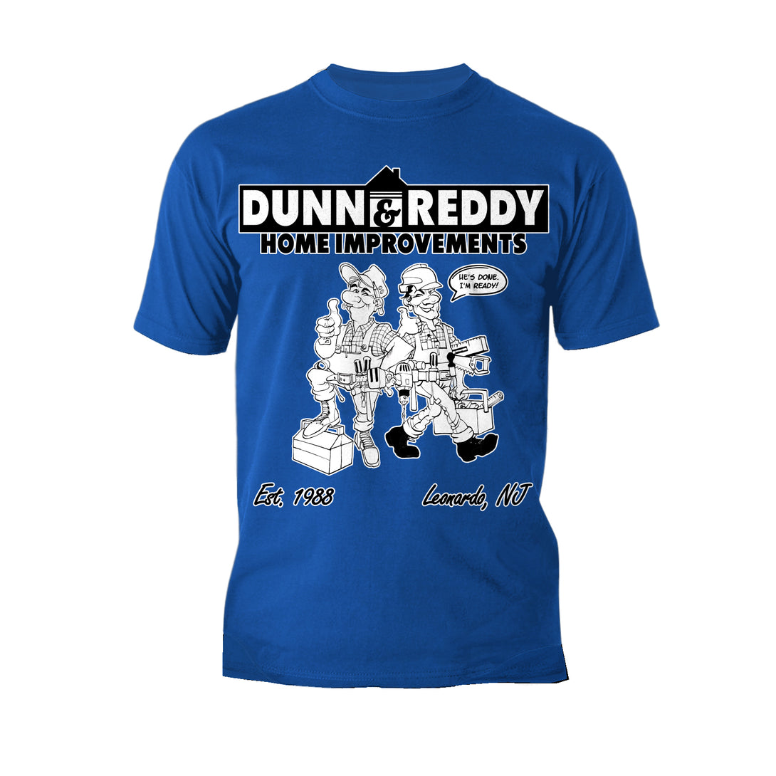 Kevin Smith Clerks 3 Dunn & Ready Roofing Splash Official Men's T-Shirt Blue - Urban Species