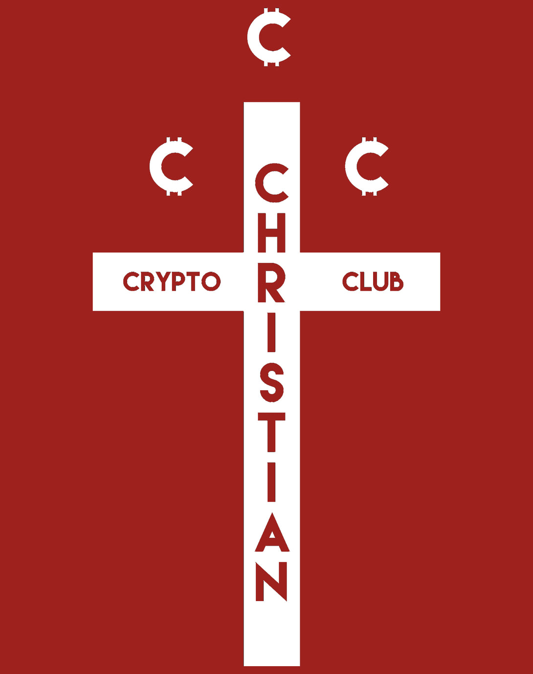 Kevin Smith Clerks 3 Elias Christian Crypto Club Logo Official Men's T-Shirt Red - Urban Species Design Close Up