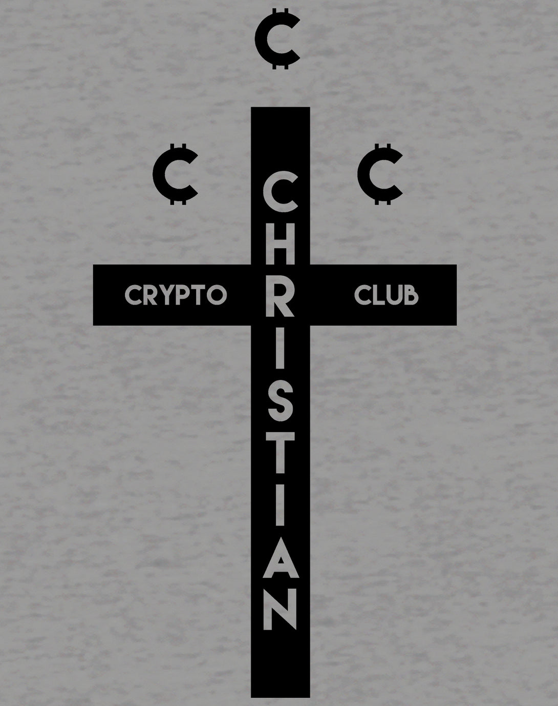 Kevin Smith Clerks 3 Elias Christian Crypto Club Logo Official Sweatshirt Sports Grey - Urban Species Design Close Up