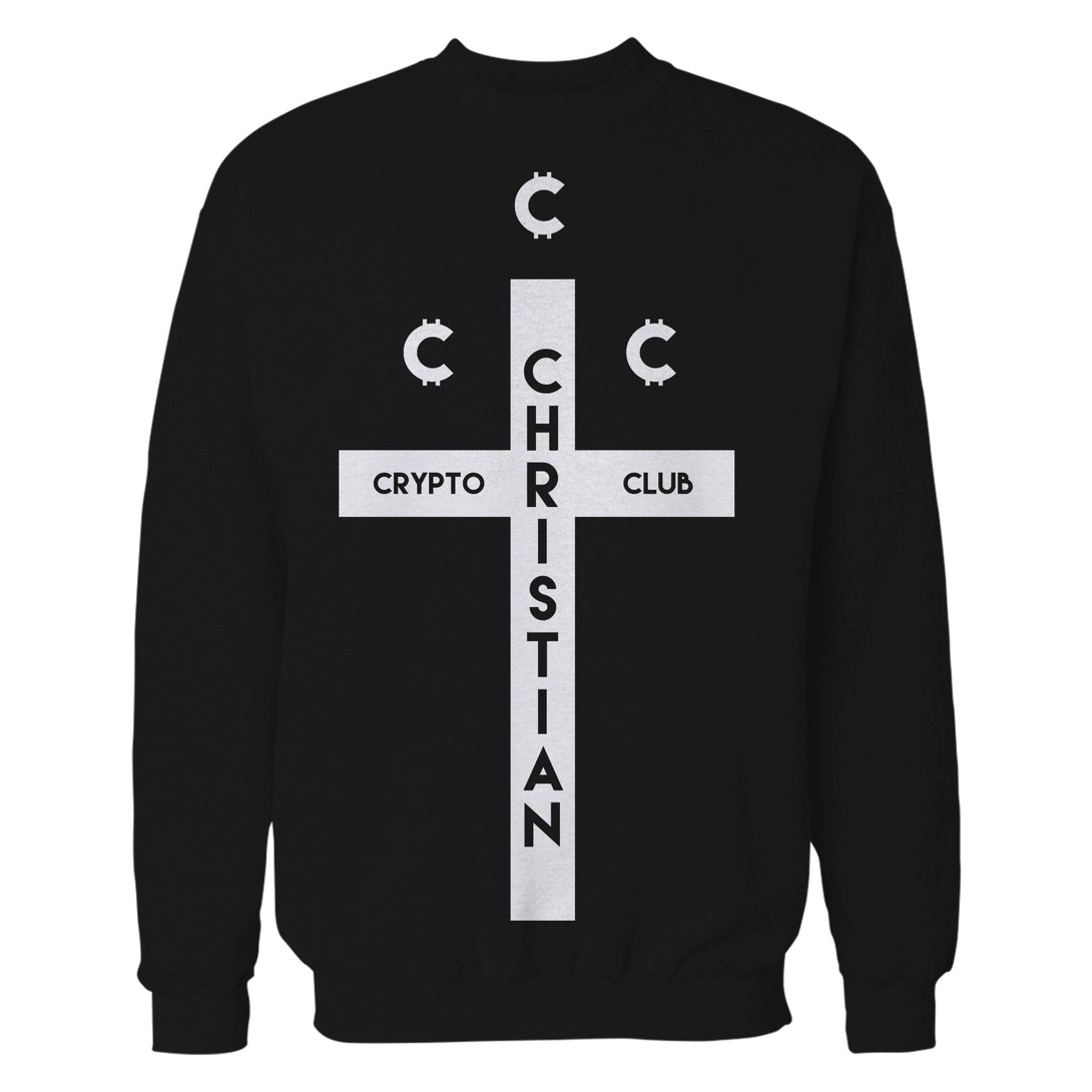 Kevin Smith Clerks 3 Elias Christian Crypto Club Logo Official Sweatshirt Black - Urban Species
