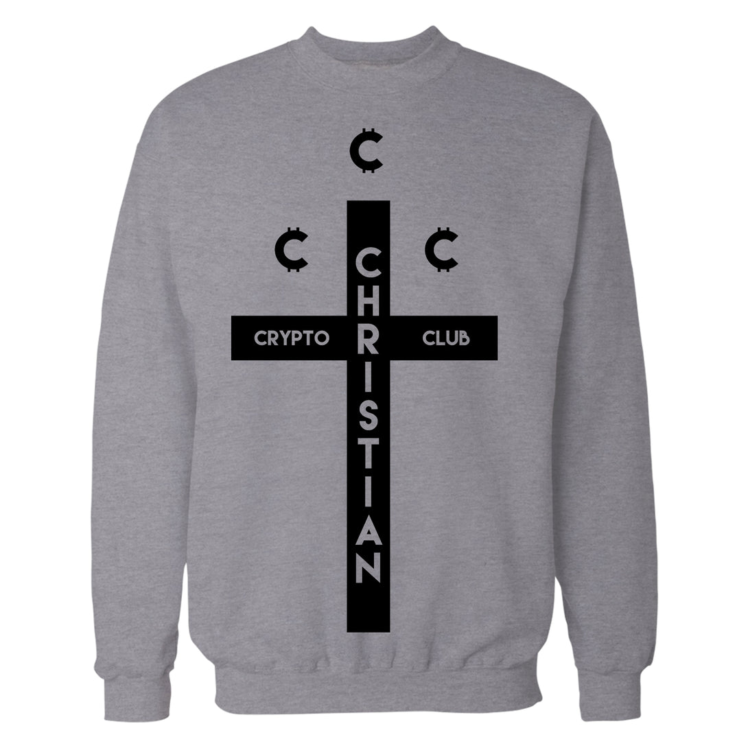 Kevin Smith Clerks 3 Elias Christian Crypto Club Logo Official Sweatshirt Sports Grey - Urban Species