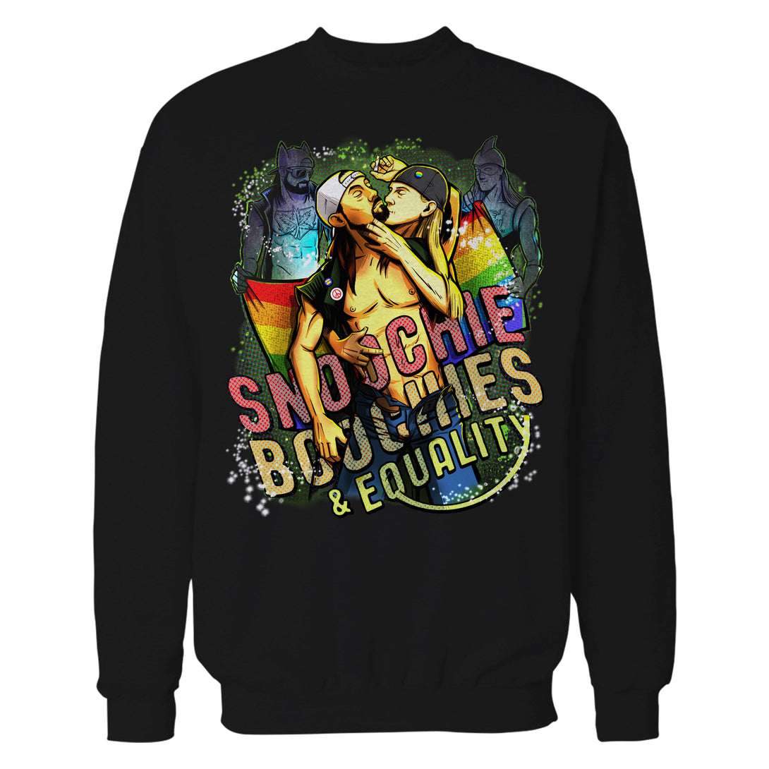 Kevin Smith Jay & Silent Bob Reboot LGBTQ Splash LDN Edition Official Sweatshirt Black - Urban Species
