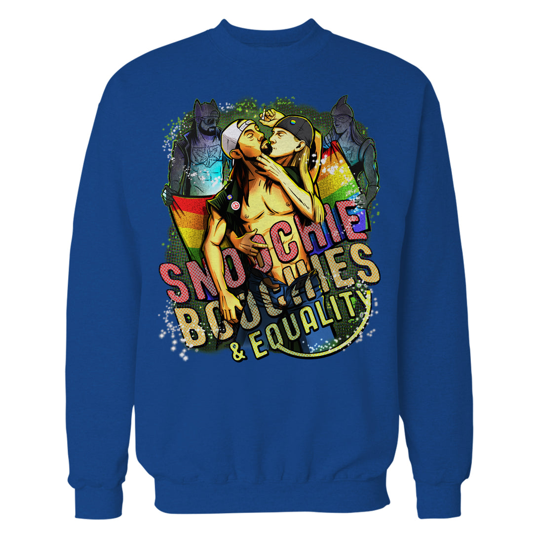 Kevin Smith Jay & Silent Bob Reboot LGBTQ Splash LDN Edition Official Sweatshirt Blue - Urban Species