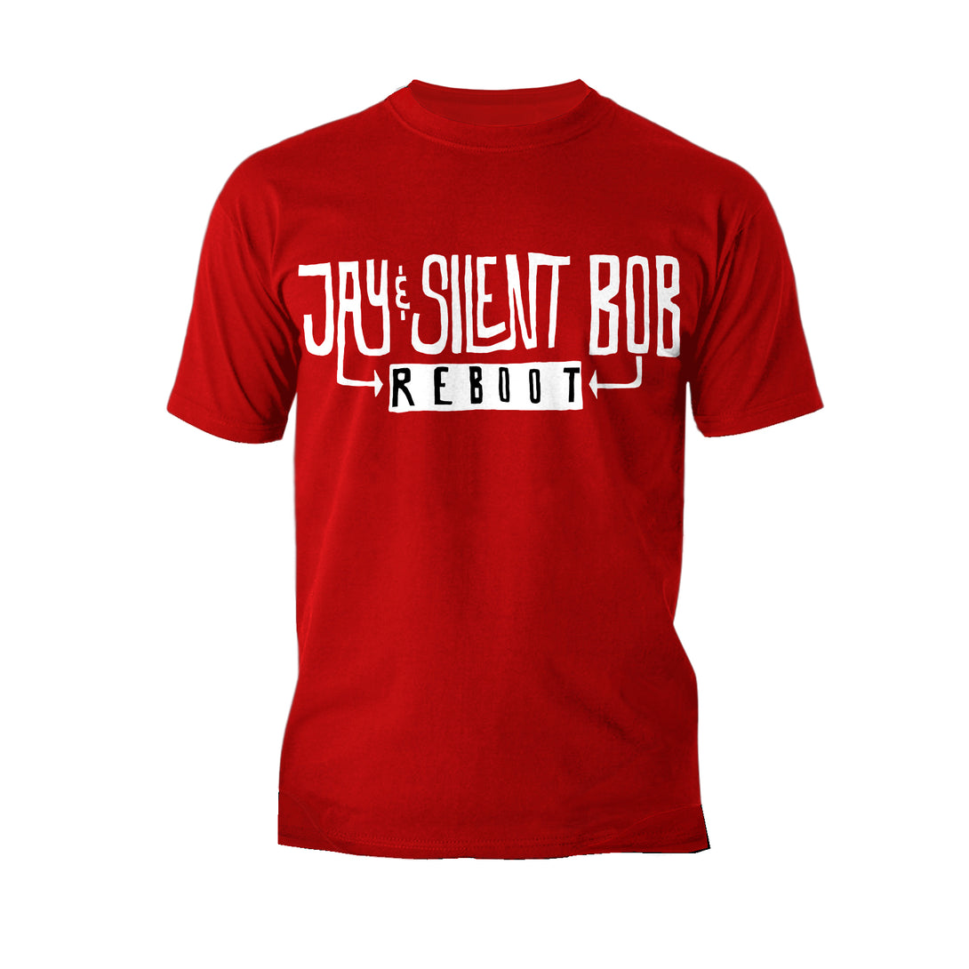Kevin Smith Jay & Silent Bob Reboot Movie Logo Official Men's T-Shirt Red - Urban Species
