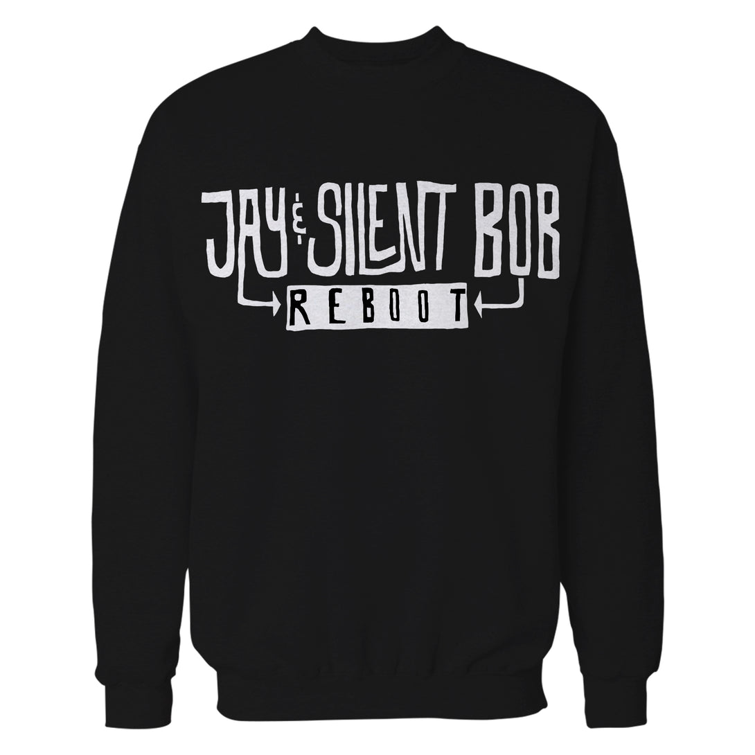 Kevin Smith Jay & Silent Bob Reboot Movie Logo Official Sweatshirt Black - Urban Species