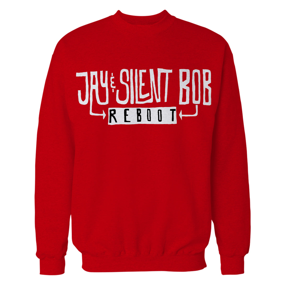 Kevin Smith Jay & Silent Bob Reboot Movie Logo Official Sweatshirt Red - Urban Species