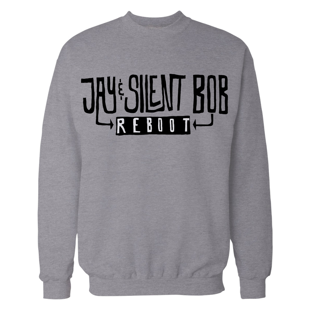 Kevin Smith Jay & Silent Bob Reboot Movie Logo Official Sweatshirt Sports Grey - Urban Species