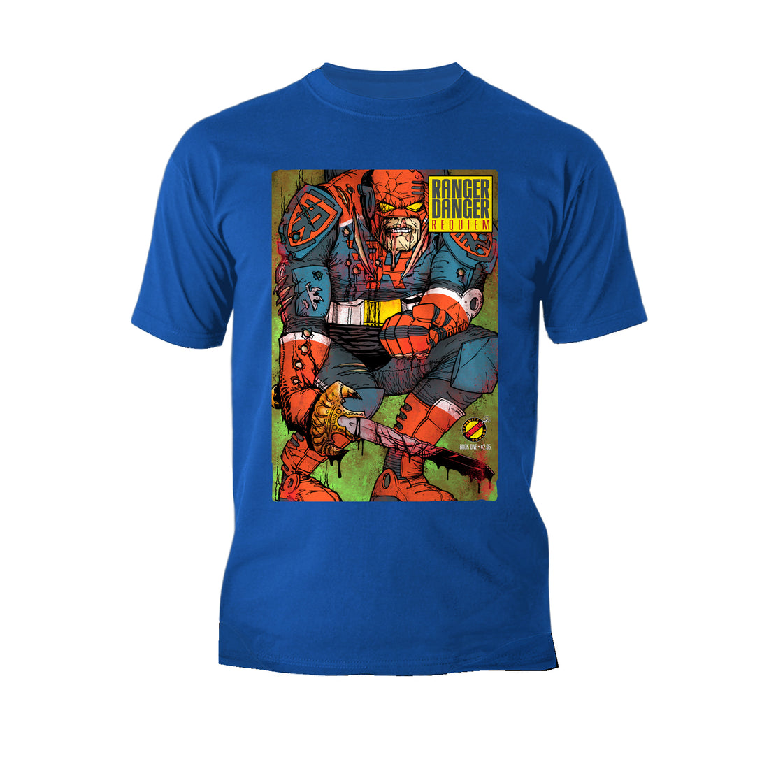 Kevin Smith Jay & Silent Bob Reboot Ranger Danger Requiem Comic Official Men's T-Shirt Blue - Urban Species