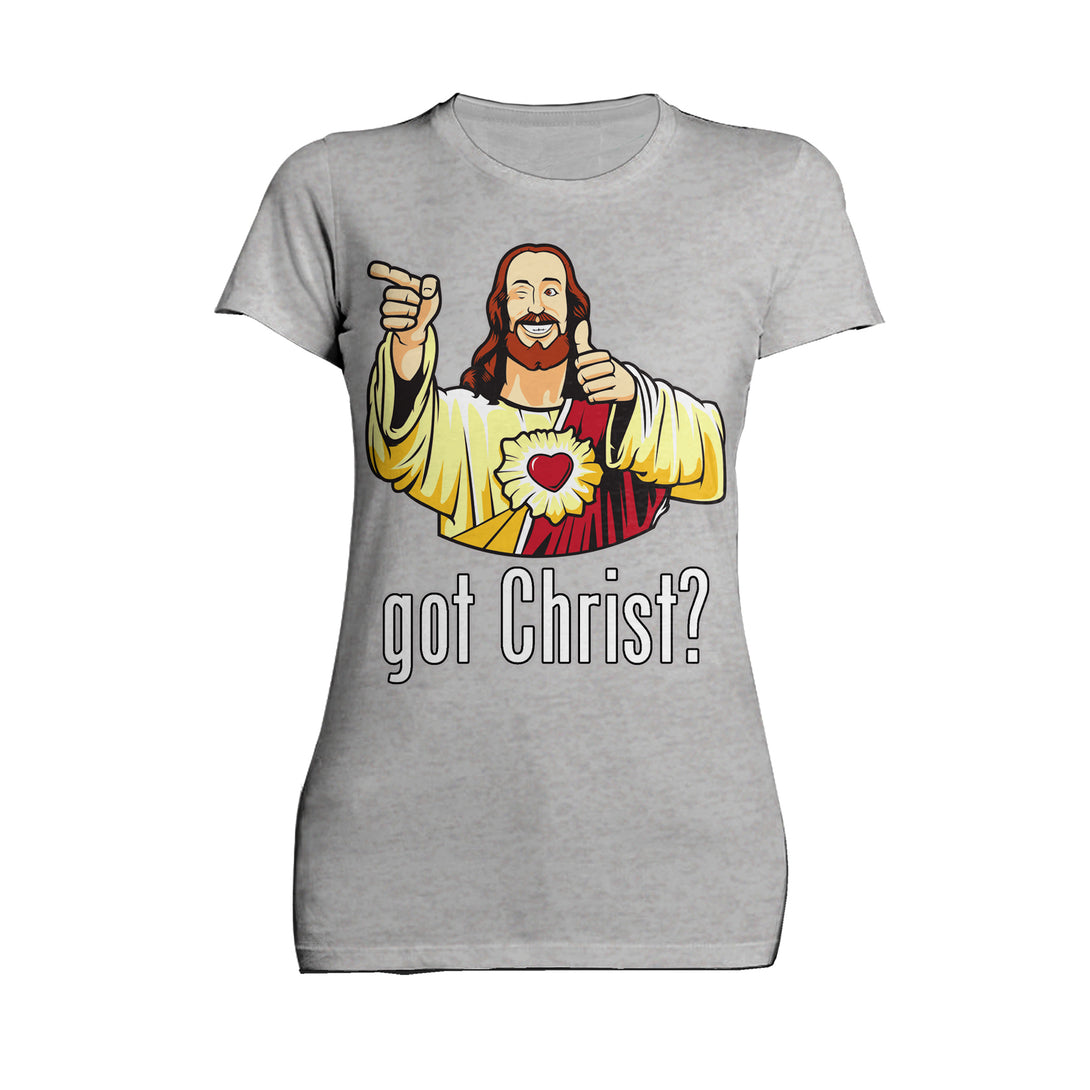 Kevin Smith View Askewniverse Buddy Christ Got Finger Guns Classic Official Women's T-Shirt Sports Grey - Urban Species